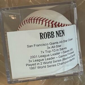 Robb Nen Autographed/Signed Baseball TRISTAR